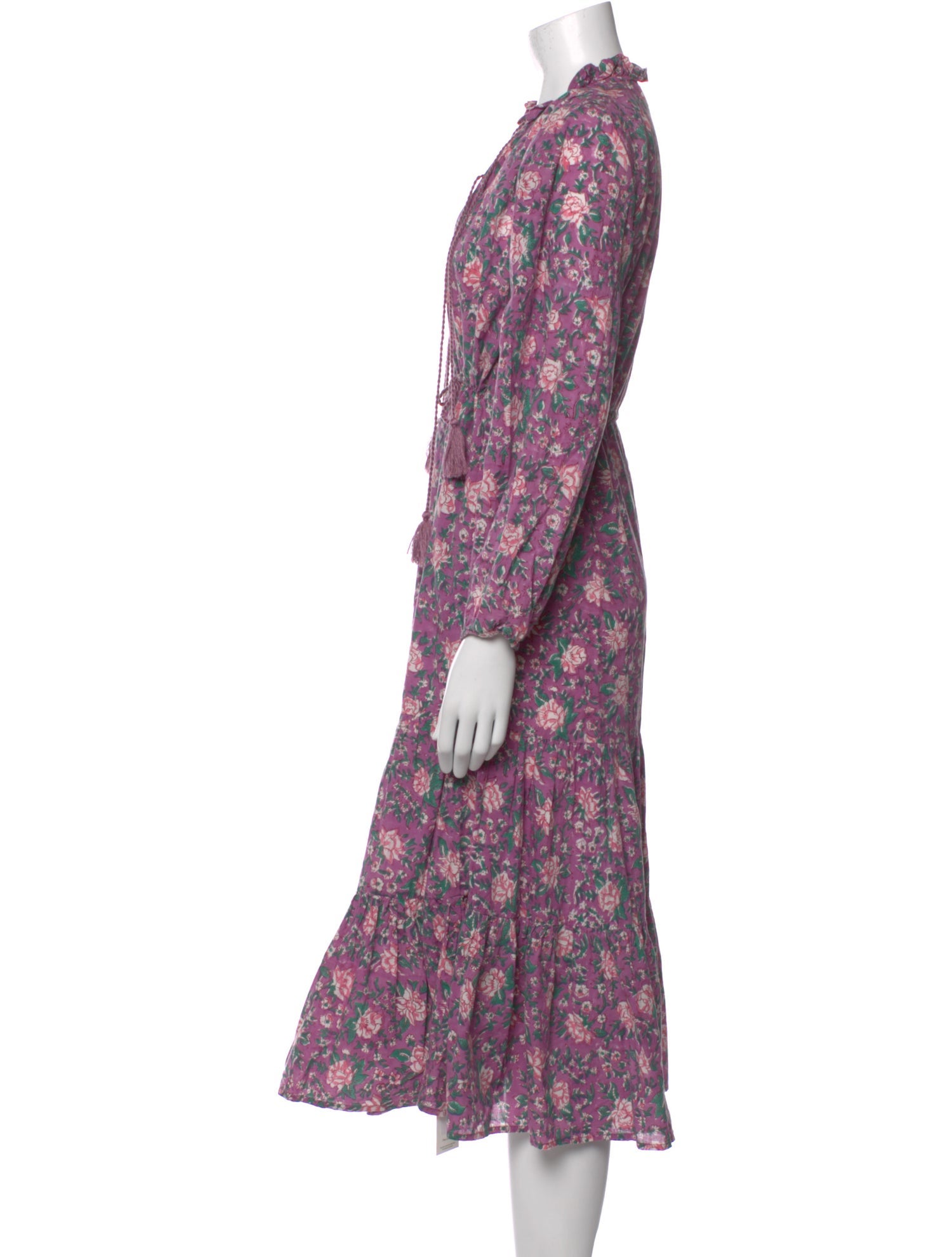 MILLE Floral Print Midi Length Dress