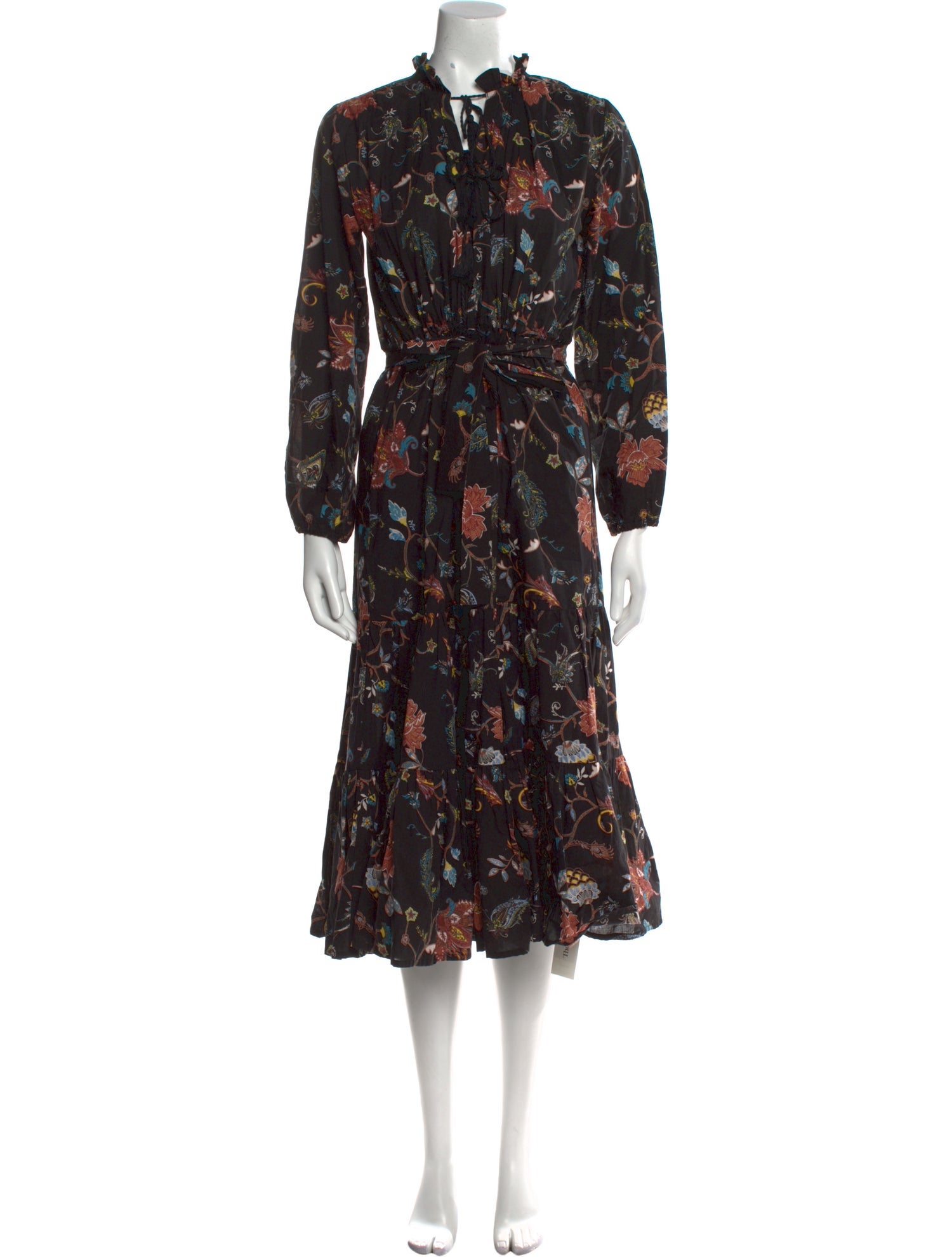 MILLE Floral Print Midi Length Dress