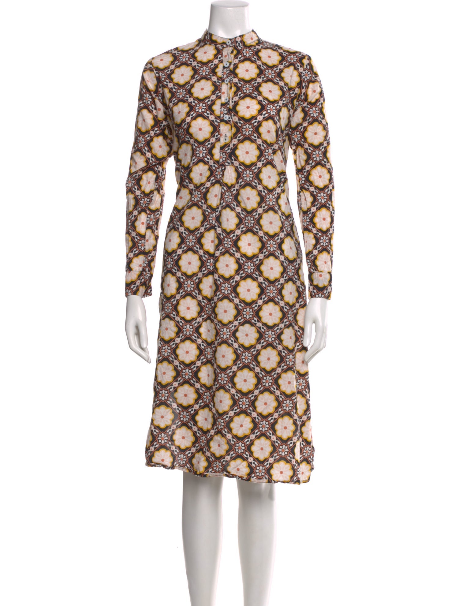 MILLE Floral Print Midi Length Dress