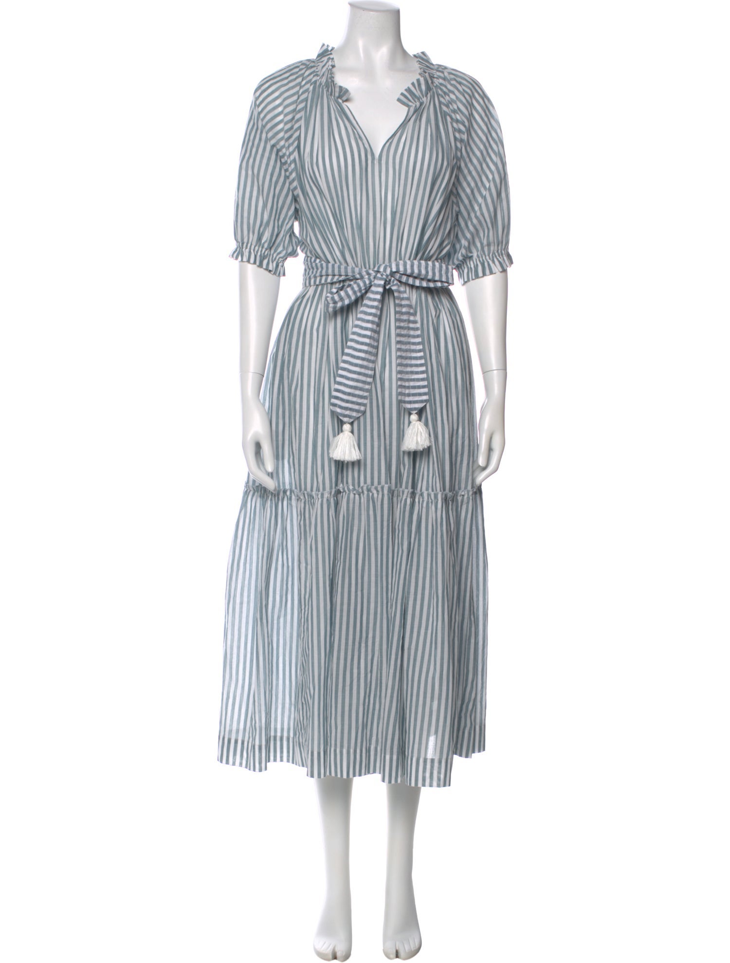 MILLE Striped Long Dress