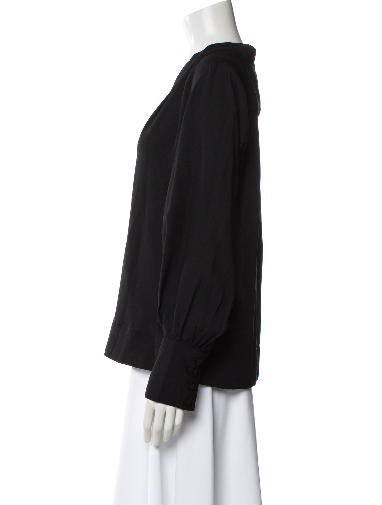 MILLE V-Neck Long Sleeve Blouse