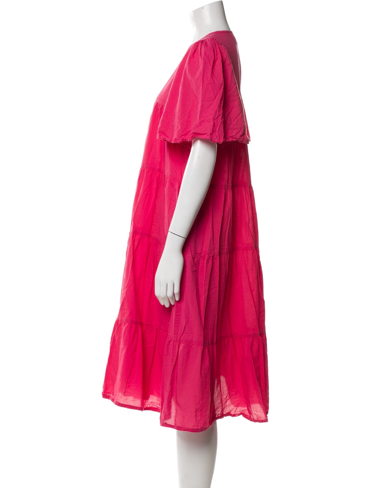 MILLE V-Neck Midi Length Dress