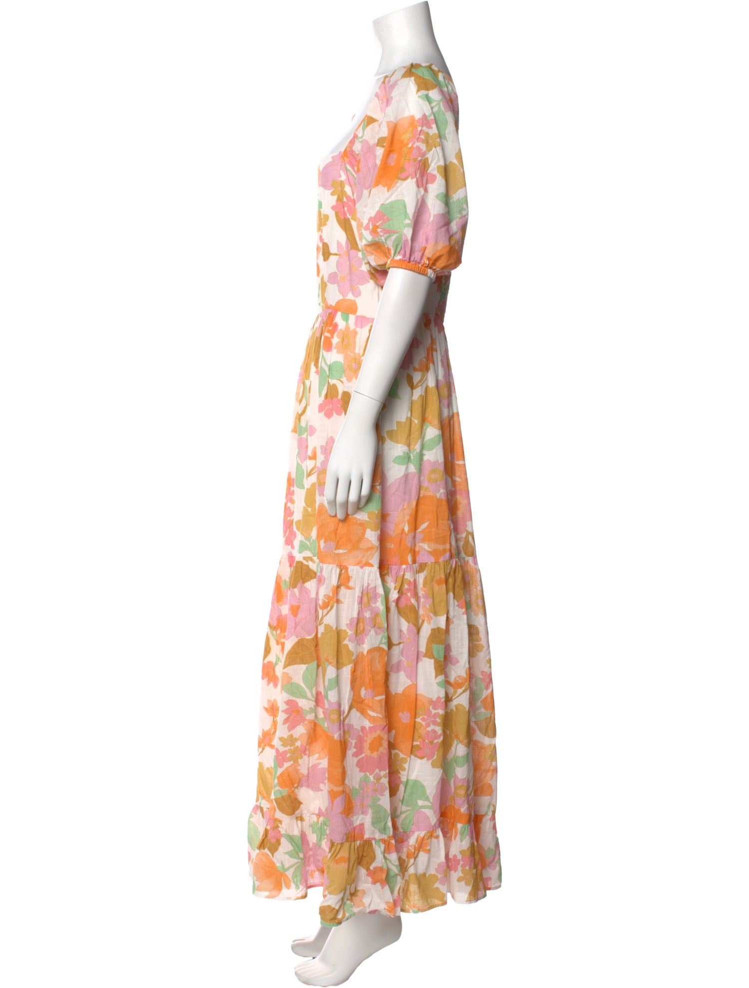 MILLE Floral Print Long Dress