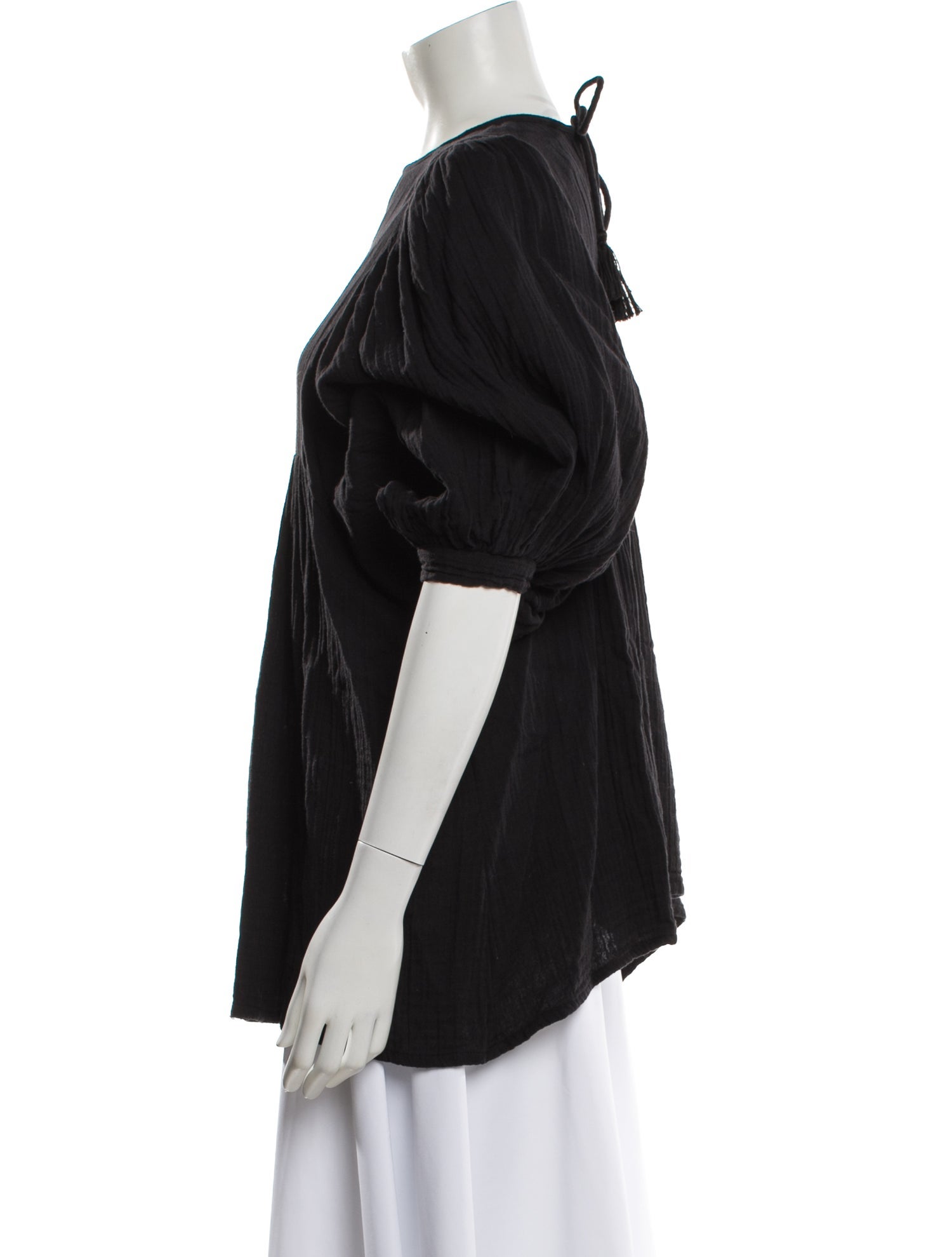 MILLE Crew Neck Three-Quarter Sleeve Top