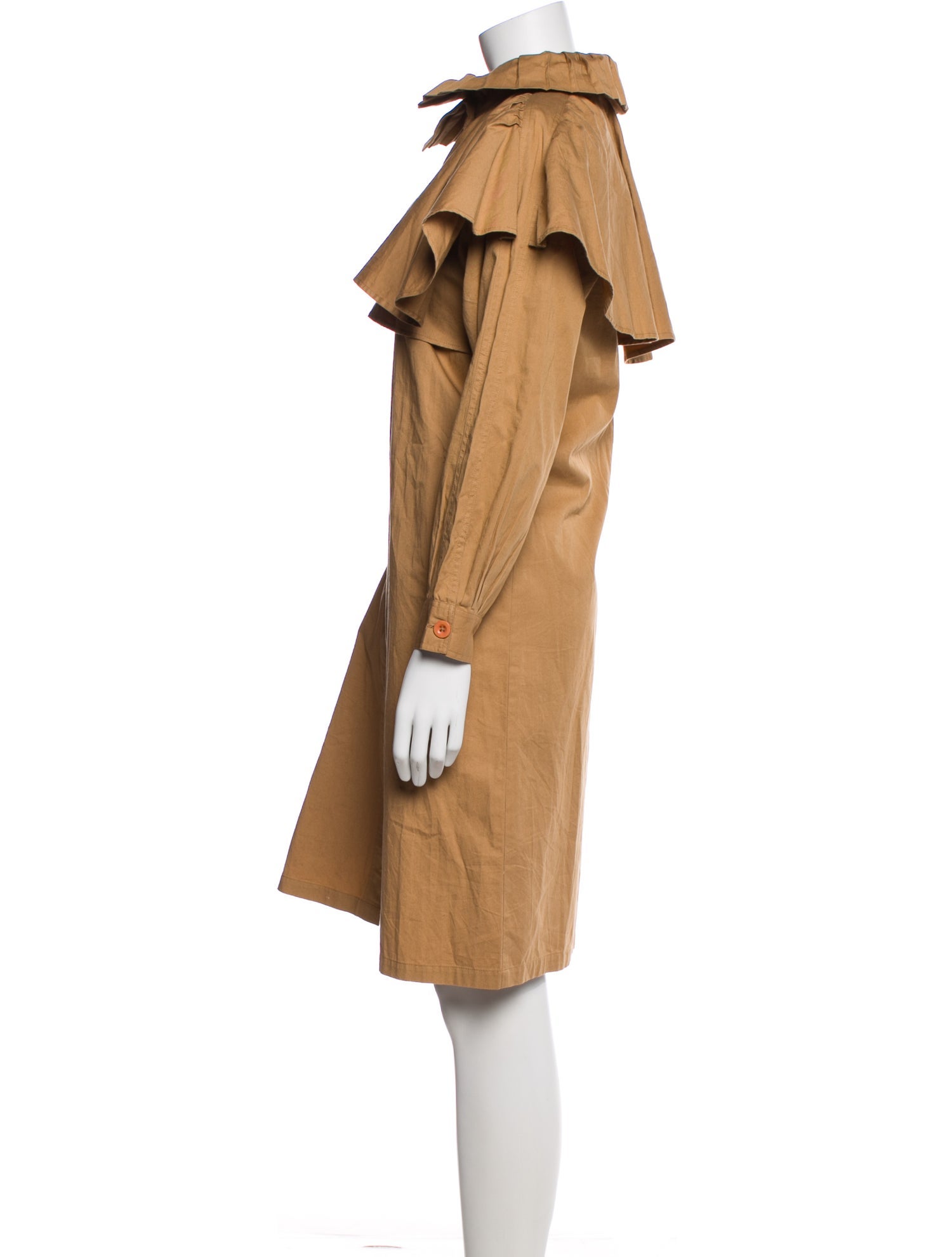 MILLE Mock Neck Knee-Length Dress