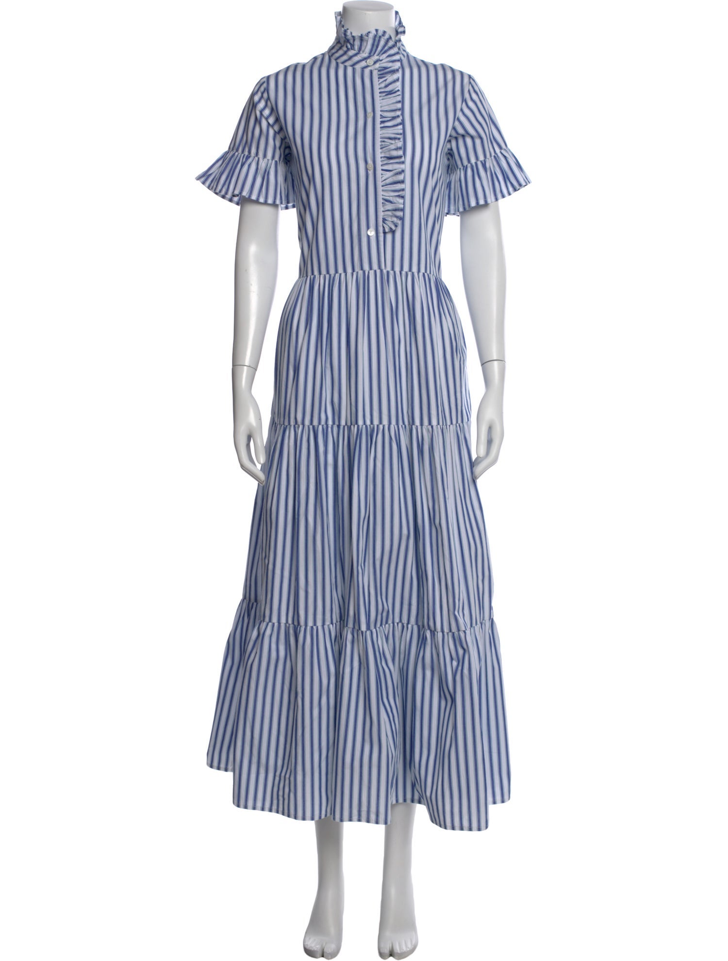 MILLE Striped Long Dress