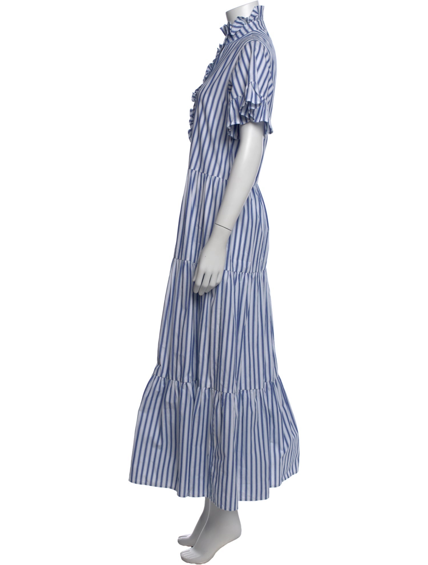 MILLE Striped Long Dress