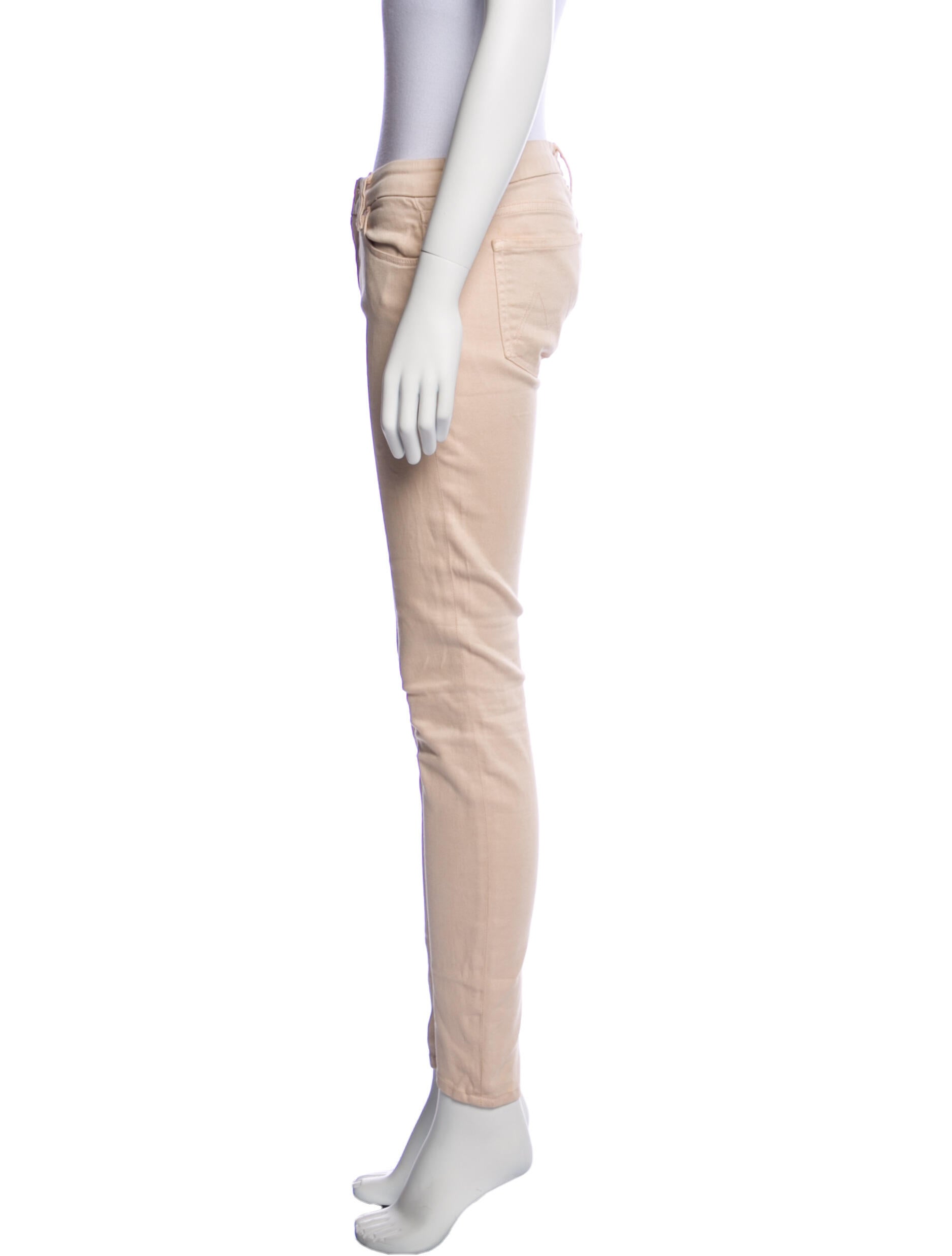 Moth Mid-Rise Skinny Leg Jeans