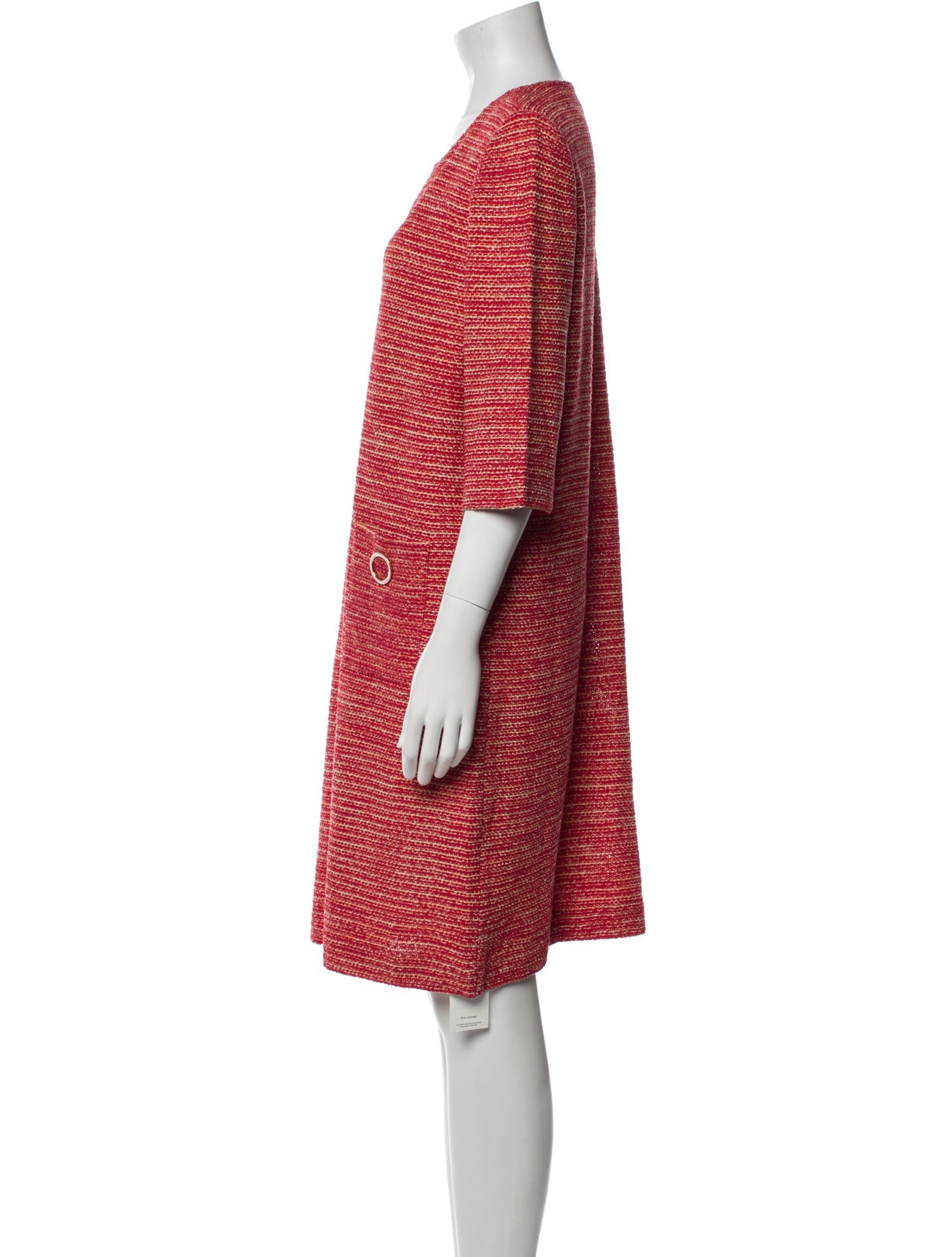 Misook V-Neck Knee-Length Dress