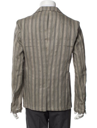 Marciano Linen Striped Blazer