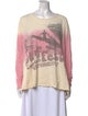 Magnolia Pearl Graphic Print Scoop Neck Sweatshirt