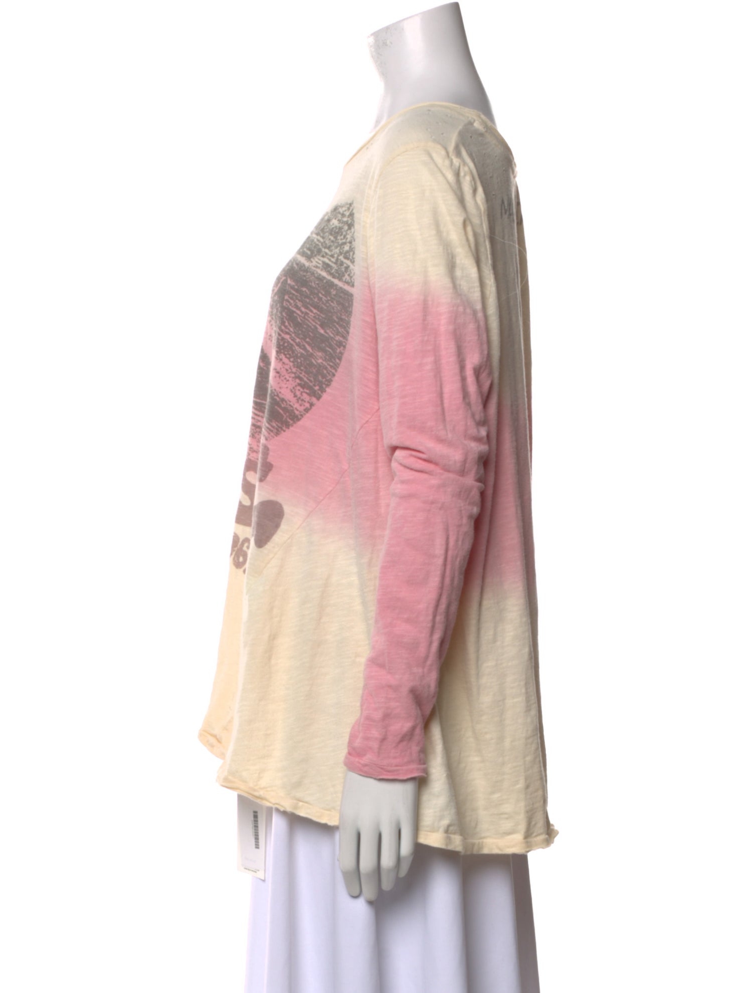 Magnolia Pearl Graphic Print Scoop Neck Sweatshirt