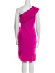 One33 Social One-Shoulder Knee-Length Dress