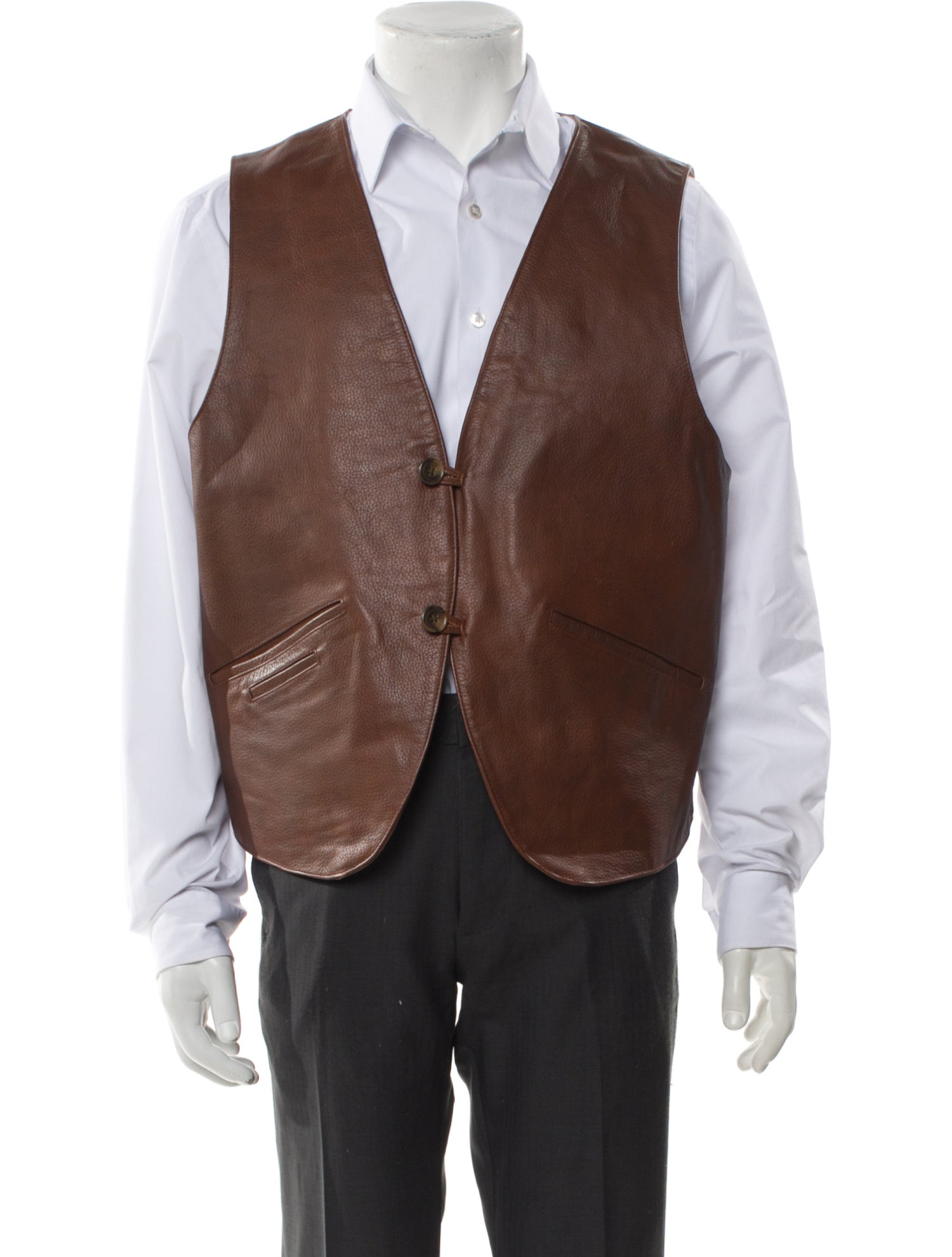 Orvis Leather Vest
