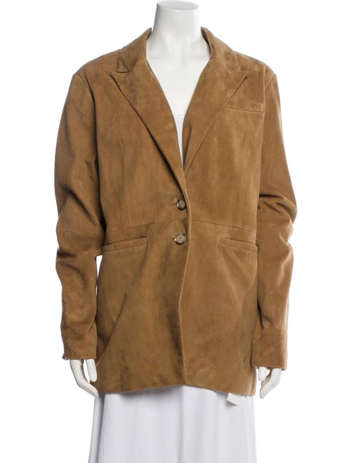 Paige black label Leather Blazer