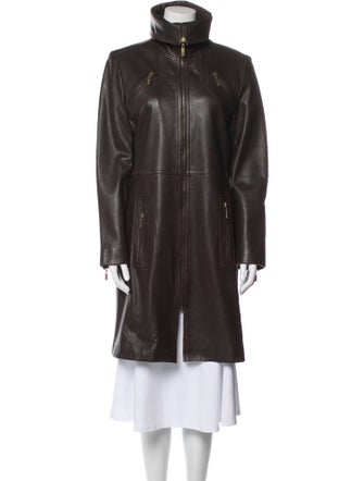 Pasha & Jo Leather Coat