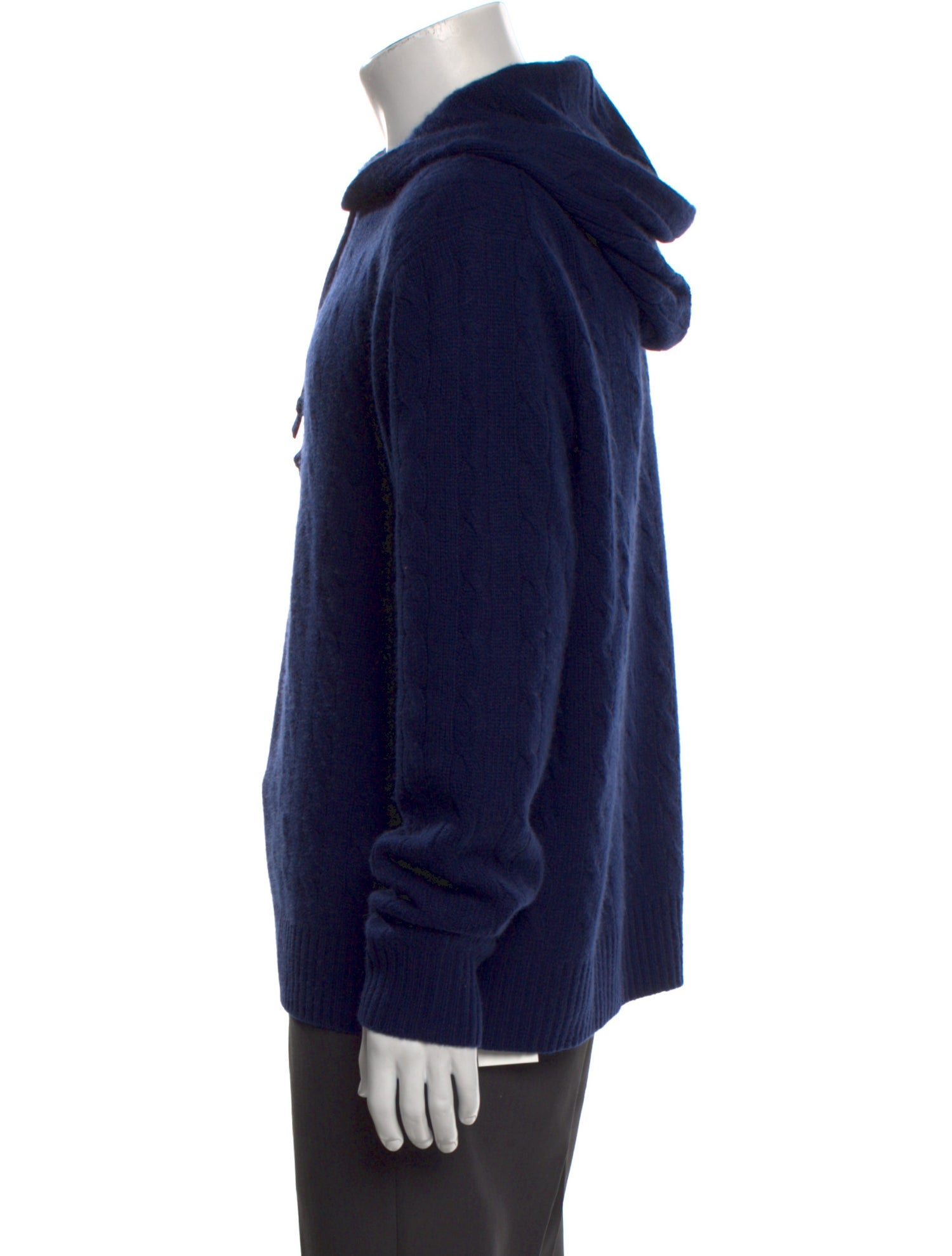 Pink Pony Cashmere Graphic Print Polo Sweater