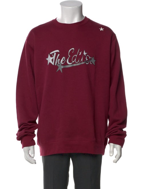 The Editor Graphic Print Crew Neck Pullover