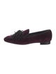 Roberto Festa Velvet Grosgrain Trim Loafers
