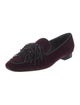 Roberto Festa Velvet Grosgrain Trim Loafers