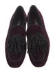 Roberto Festa Velvet Grosgrain Trim Loafers