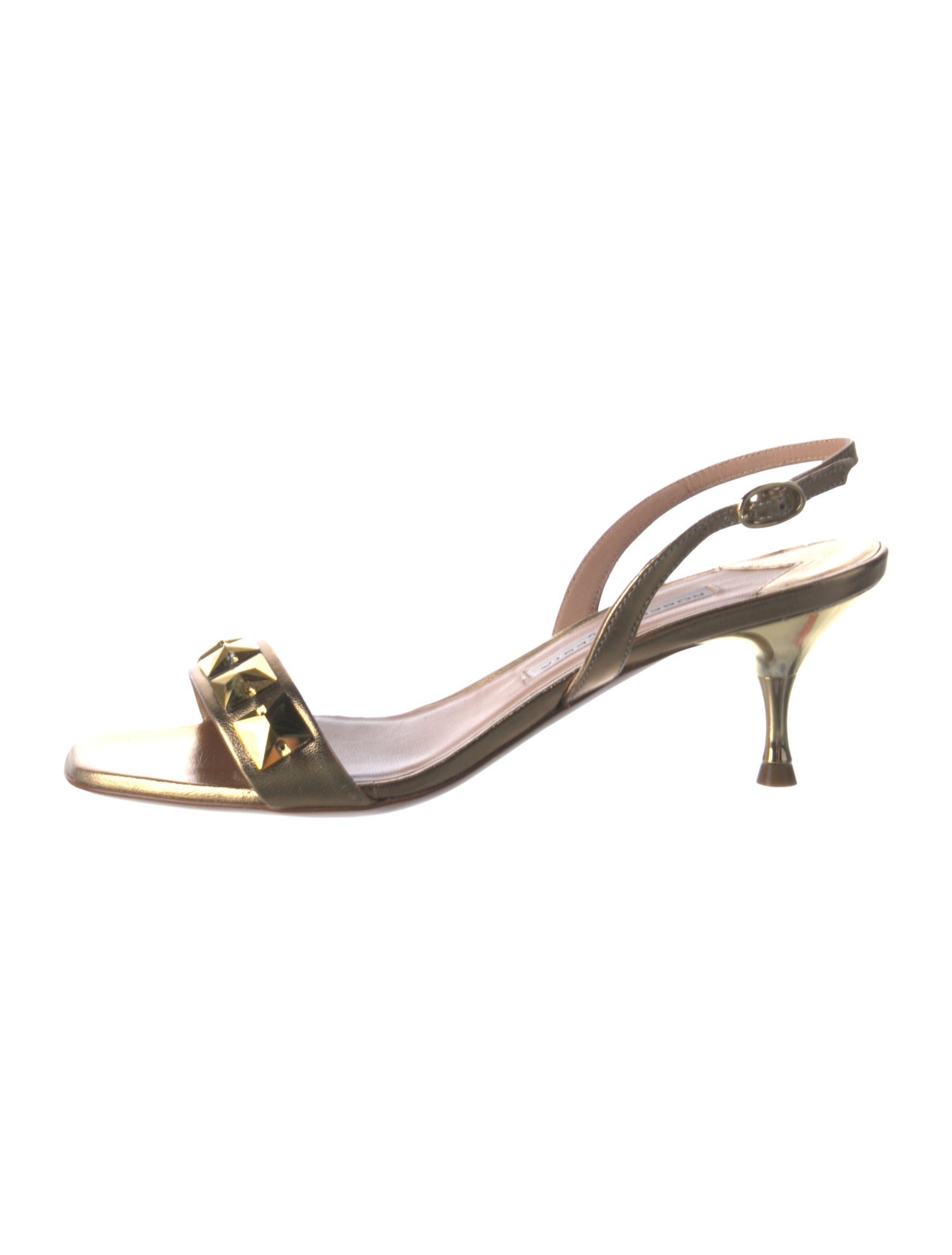 Roberto Festa Leather Slingback Sandals