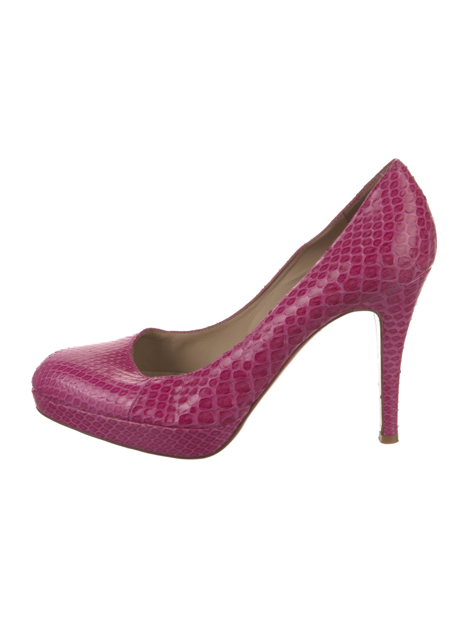 Roberto Festa Leather Animal Print Pumps