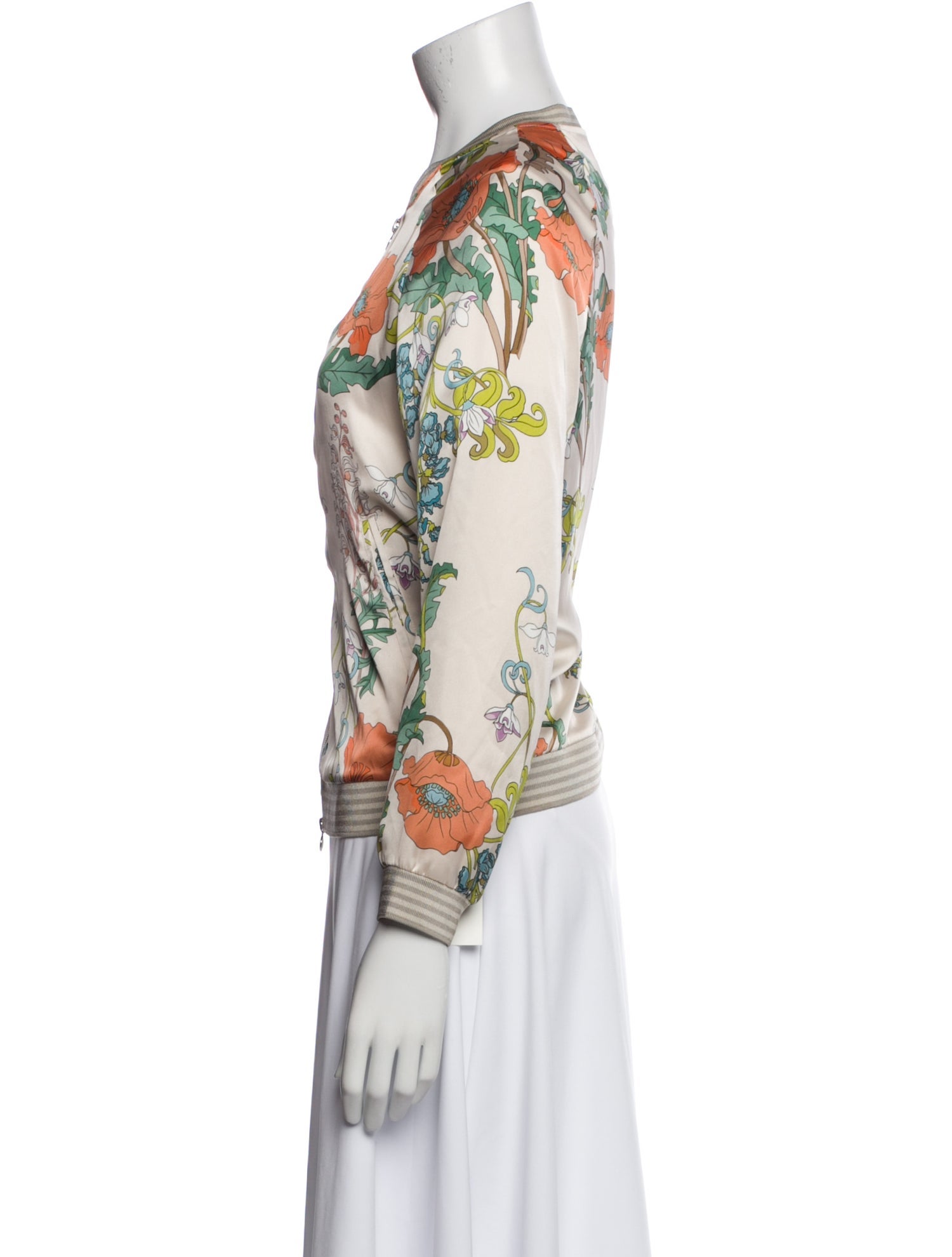 RIANI Floral Print Evening Jacket