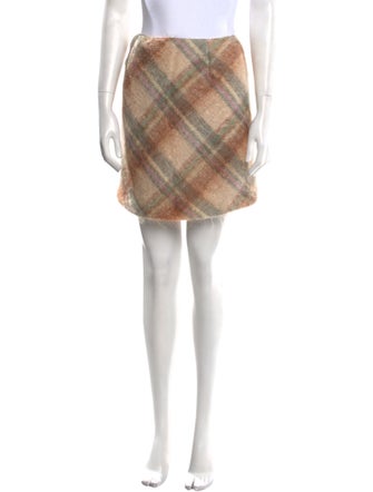 Ralph Ralph Lauren Plaid Print Mini Skirt
