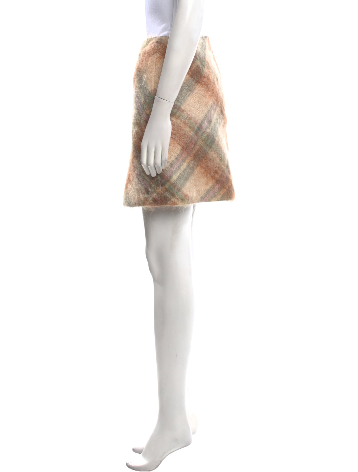 Ralph Ralph Lauren Plaid Print Mini Skirt