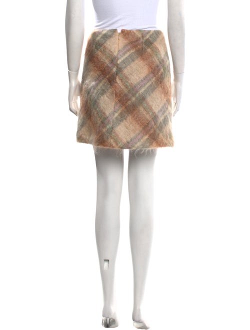 Ralph Ralph Lauren Plaid Print Mini Skirt