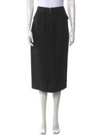 Ralph Ralph Lauren Linen Midi Length Skirt