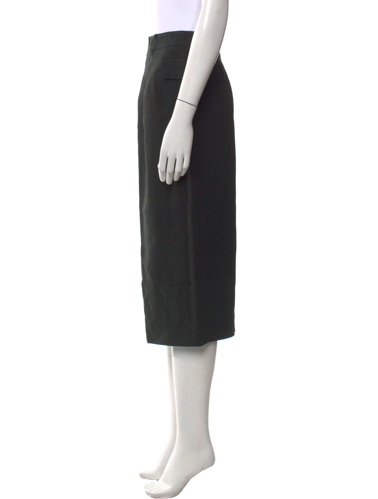 Ralph Ralph Lauren Linen Midi Length Skirt