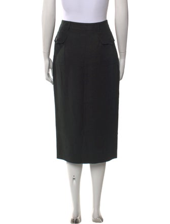 Ralph Ralph Lauren Linen Midi Length Skirt