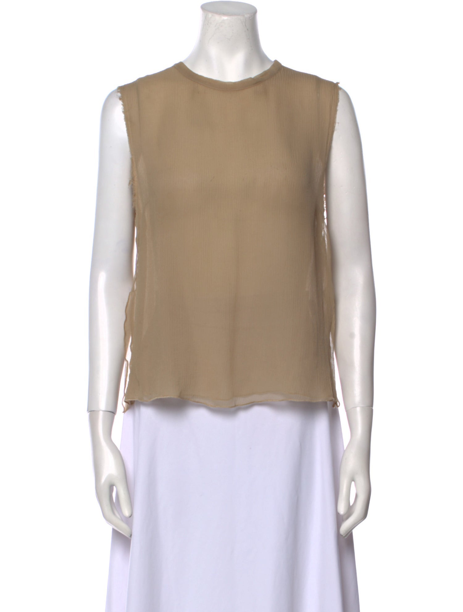 SIR. Silk Crew Neck Top