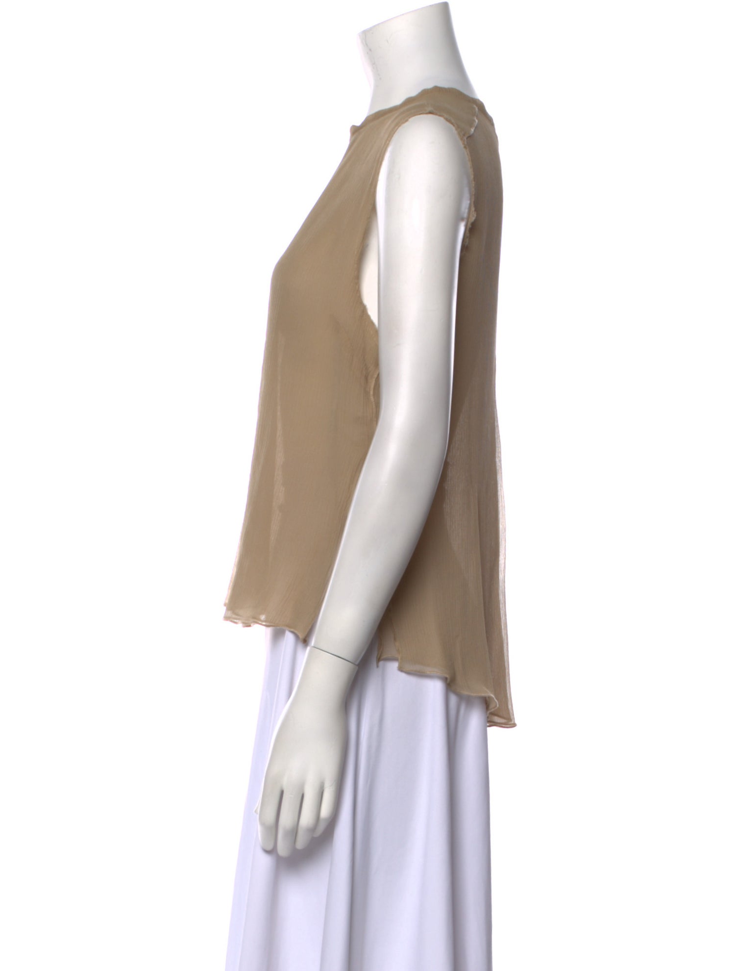 SIR. Silk Crew Neck Top