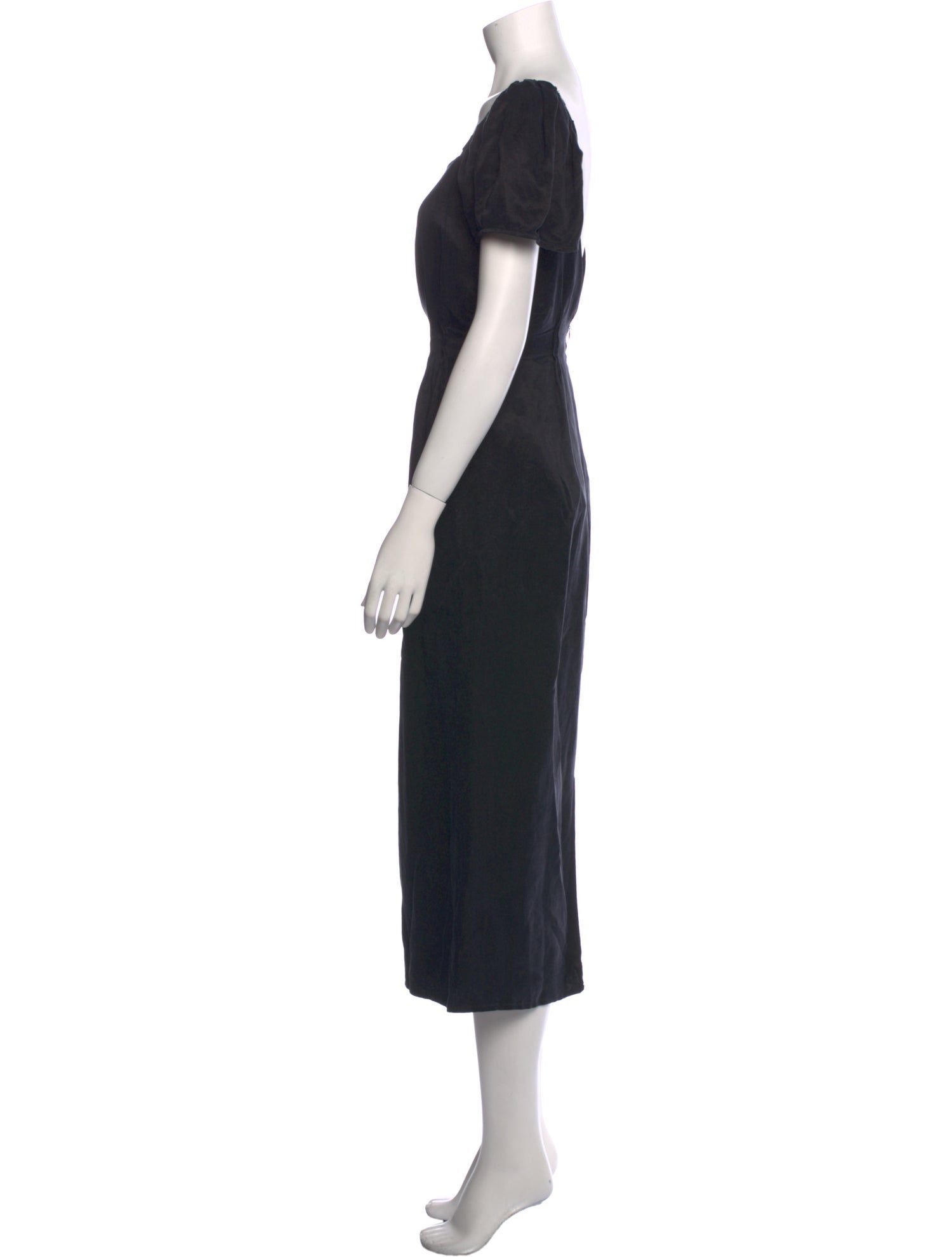 SIR. Linen Midi Length Dress