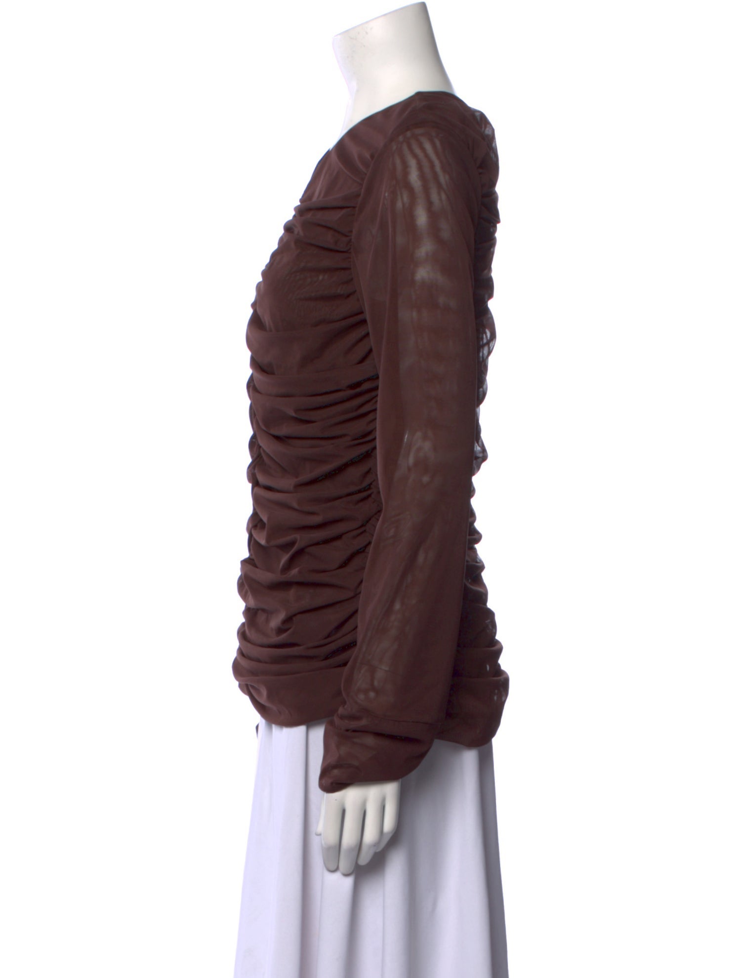 SIR. Nylon V-Neck Top