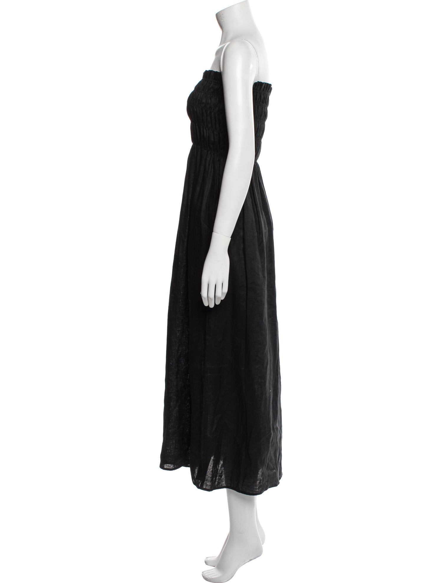 SIR. Linen Midi Length Dress