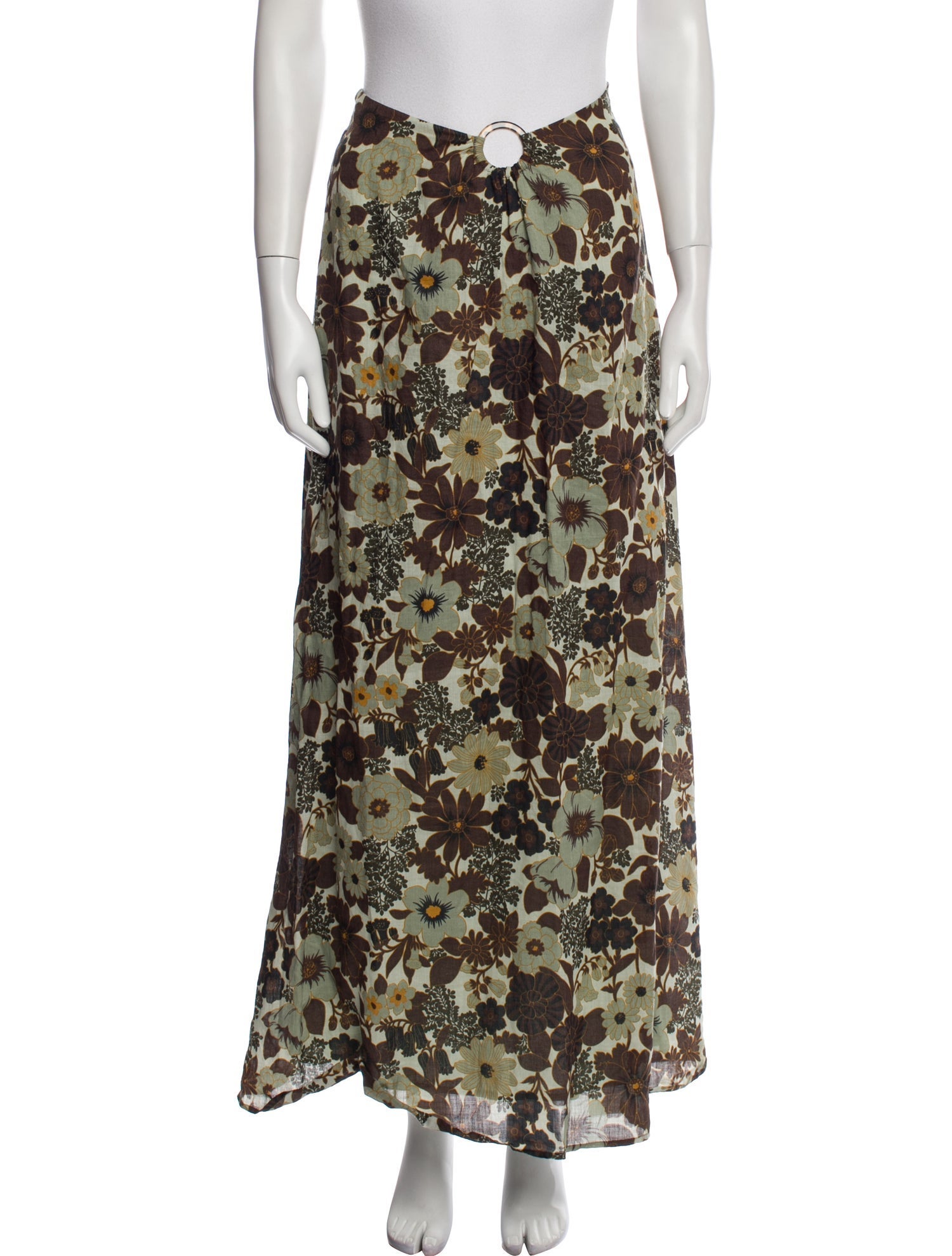 SIR. Floral Print Long Skirt