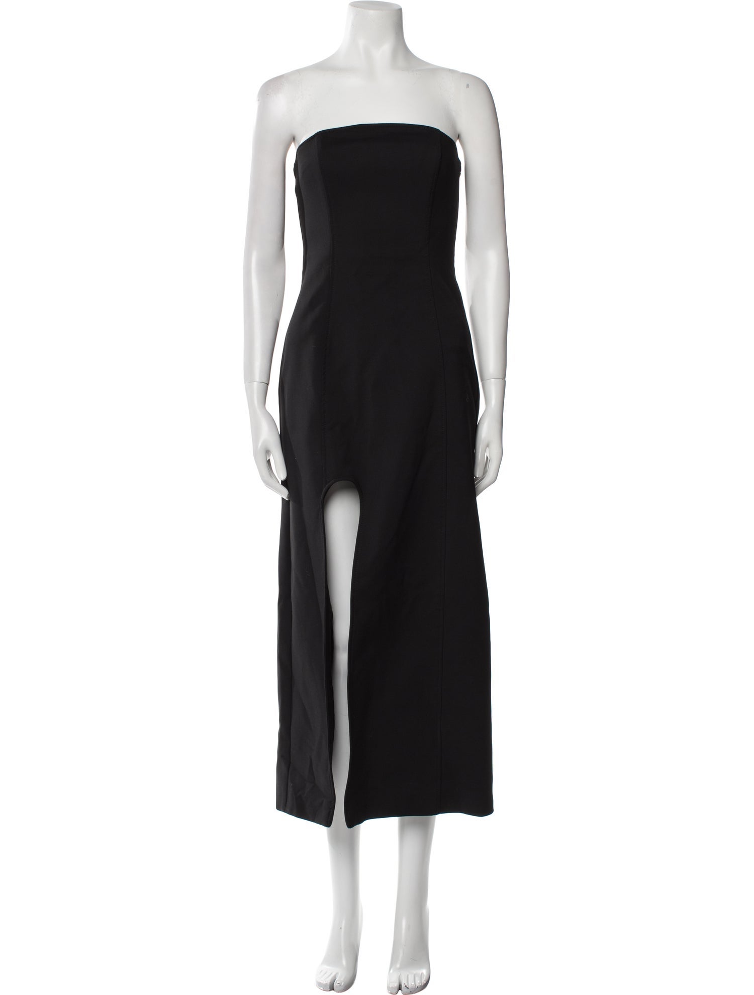 SIR. Strapless Midi Length Dress