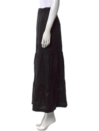 SIR. Linen Midi Length Skirt