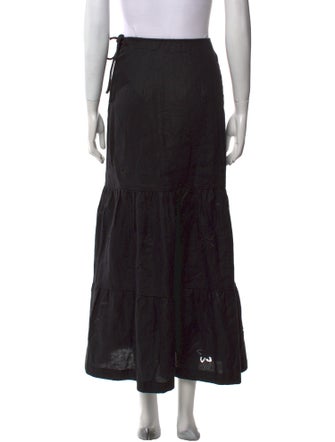SIR. Linen Midi Length Skirt