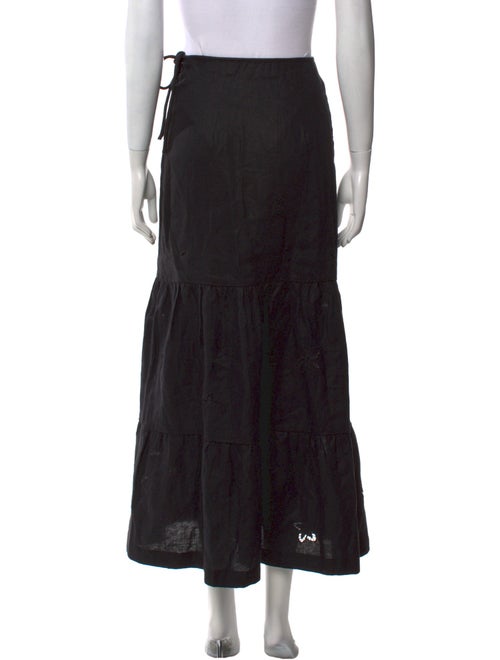 SIR. Linen Midi Length Skirt