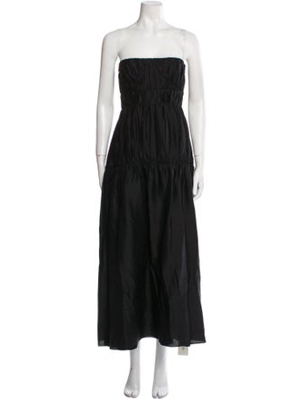 SIR. Silk Midi Length Dress