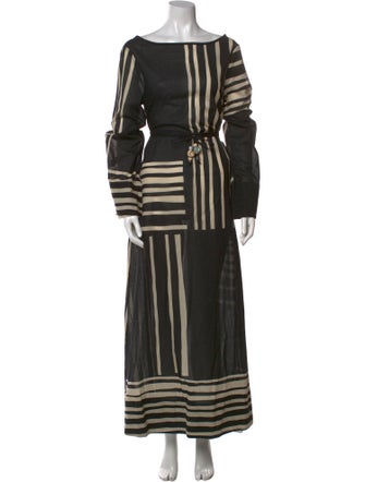 SIR. Striped Long Dress