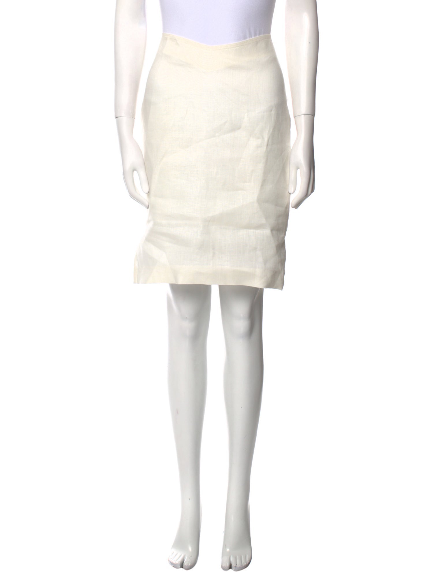 SIR. Linen Knee-Length Skirt