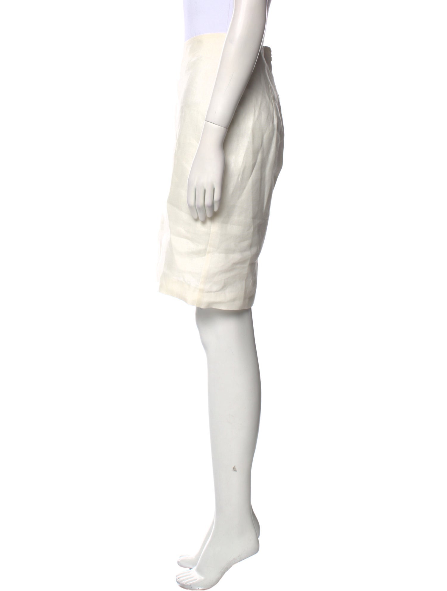 SIR. Linen Knee-Length Skirt