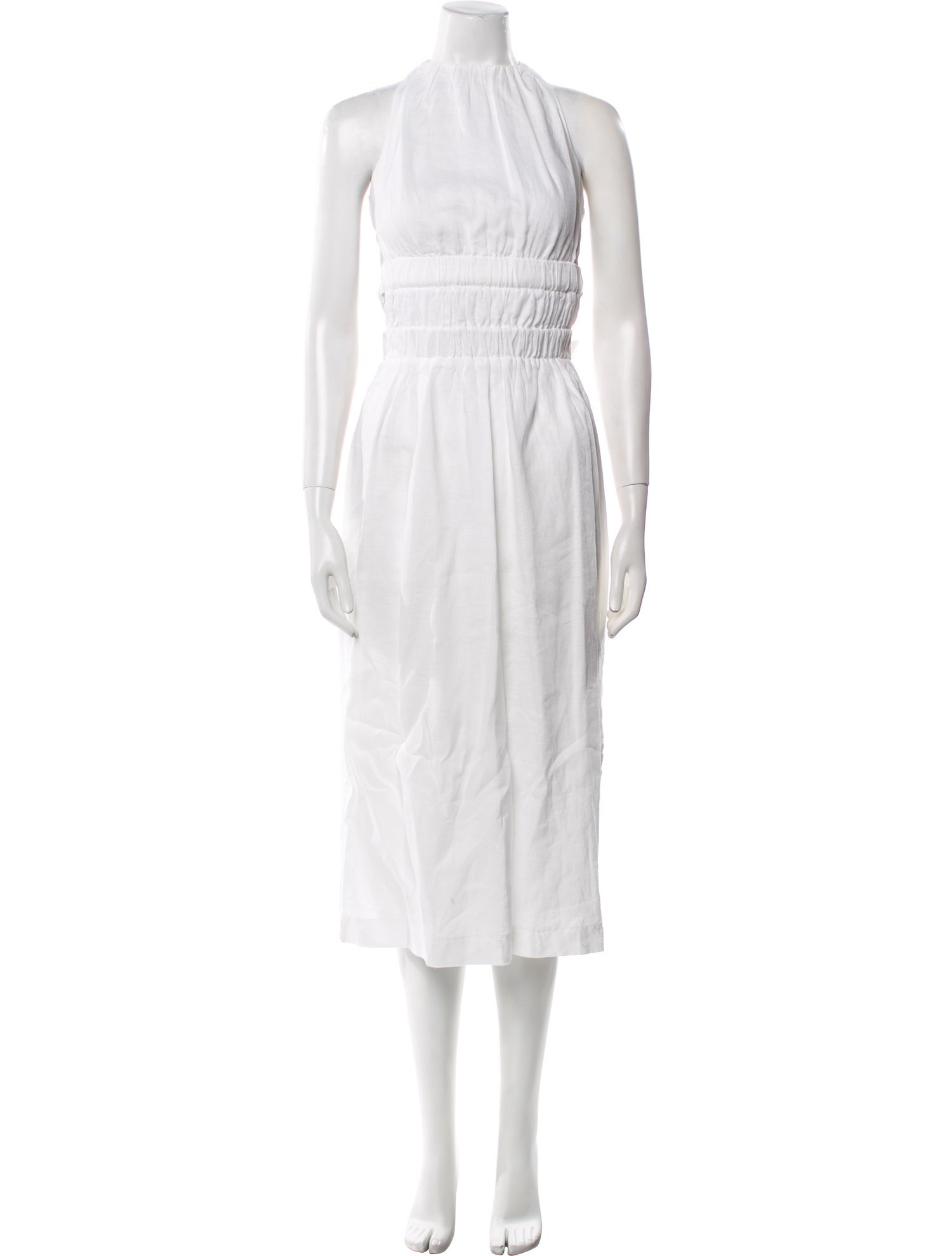 SIR. Linen Midi Length Dress