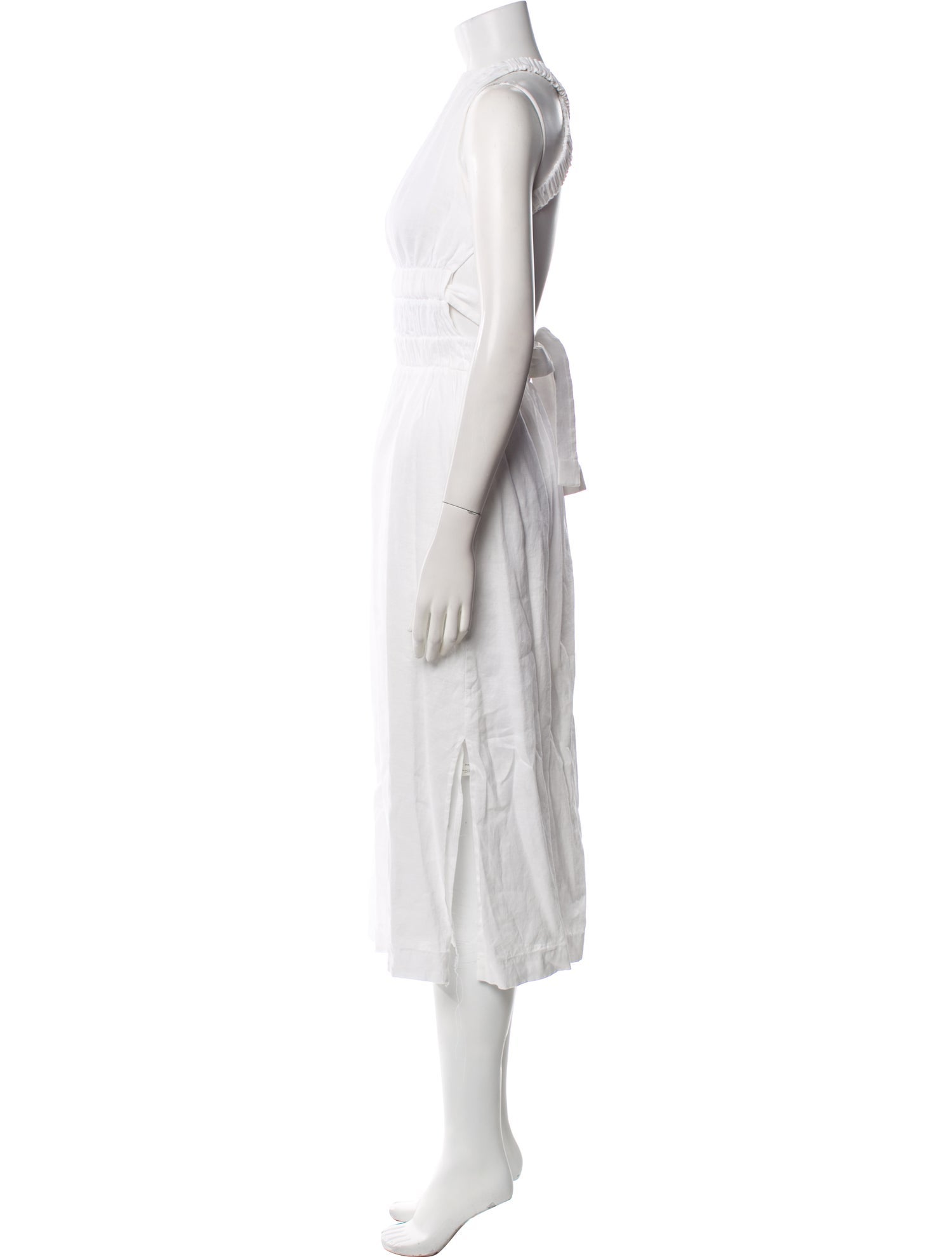 SIR. Linen Midi Length Dress